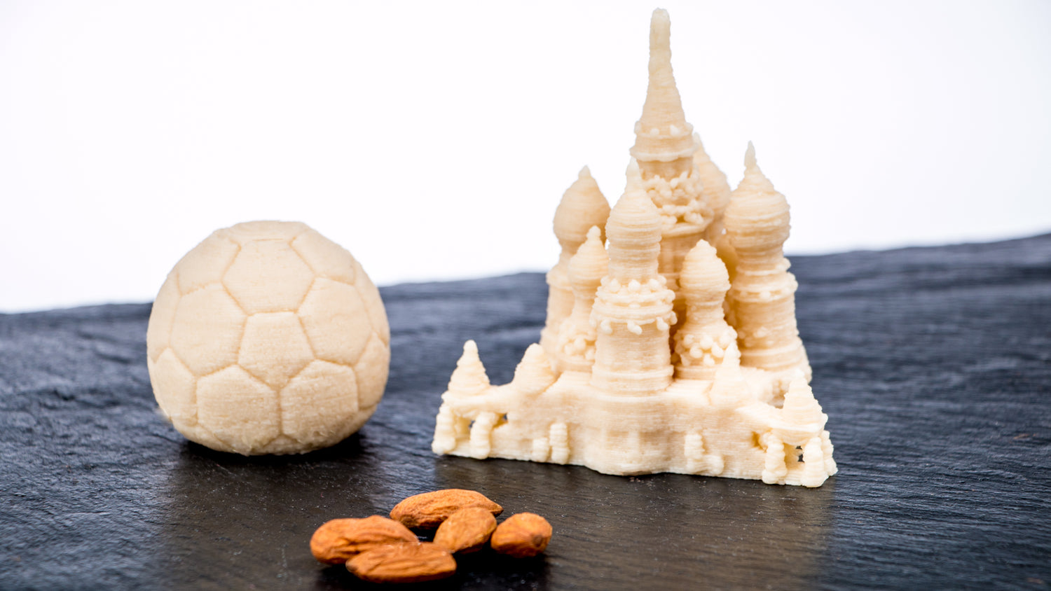Marzipan Schloss in Moskau gedruckt mit dem Procusini 3D Lebensmitteldrucker